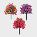 Decoração Floral Artificial de Eucalipto e Violeta para Jardim +BRINDE KIT 10 Borboletas Decorativas 3D | SEU JARDIM NUNCA MAIS SERÁ O MESMO!