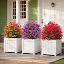 Decoração Floral Artificial de Eucalipto e Violeta para Jardim +BRINDE KIT 10 Borboletas Decorativas 3D | SEU JARDIM NUNCA MAIS SERÁ O MESMO!