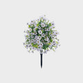 Decoração Floral Artificial de Eucalipto e Violeta para Jardim +BRINDE KIT 10 Borboletas Decorativas 3D | SEU JARDIM NUNCA MAIS SERÁ O MESMO!