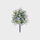 Decoração Floral Artificial de Eucalipto e Violeta para Jardim +BRINDE KIT 10 Borboletas Decorativas 3D | SEU JARDIM NUNCA MAIS SERÁ O MESMO!