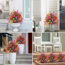 Decoração Floral Artificial de Eucalipto e Violeta para Jardim +BRINDE KIT 10 Borboletas Decorativas 3D | SEU JARDIM NUNCA MAIS SERÁ O MESMO!