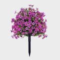 Decoração Floral Artificial de Eucalipto e Violeta para Jardim +BRINDE KIT 10 Borboletas Decorativas 3D | SEU JARDIM NUNCA MAIS SERÁ O MESMO!