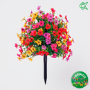 Decoração Floral Artificial de Eucalipto e Violeta para Jardim +BRINDE KIT 10 Borboletas Decorativas 3D | SEU JARDIM NUNCA MAIS SERÁ O MESMO!