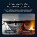 Câmera Inteligente De Segurança Interna Magnética Gravadora VisionGuard Volmes Full HD 2K Detectora C/ Som Visão Noturna Colorida USB-C Audio Bidirecional - Sua Casa Protegida com inteligência