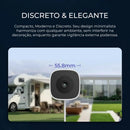 Câmera Inteligente De Segurança Interna Magnética Gravadora VisionGuard Volmes Full HD 2K Detectora C/ Som Visão Noturna Colorida USB-C Audio Bidirecional - Sua Casa Protegida com inteligência