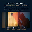 Câmera Inteligente De Segurança Interna Magnética Gravadora VisionGuard Volmes Full HD 2K Detectora C/ Som Visão Noturna Colorida USB-C Audio Bidirecional - Sua Casa Protegida com inteligência