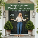 Árvore de Cedro Ornamental Artificial Premium Com Estaca  – Decoração de Luxo para Varandas e Jardins - Varanda de Revista!anda de Revista e Beleza Eterna!