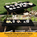 🌿🍉Capa Toalha de Mesa Inteligente Premium Ultra Ajustável - Impermeável e Anti-Vento
