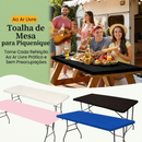 🌿🍉Capa Toalha de Mesa Inteligente Premium Ultra Ajustável - Impermeável e Anti-Vento